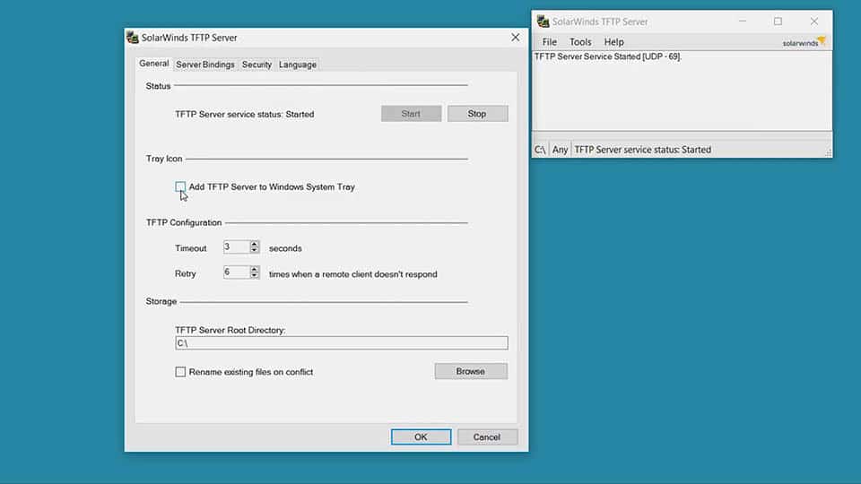 download solarwinds tftp server windows 10
