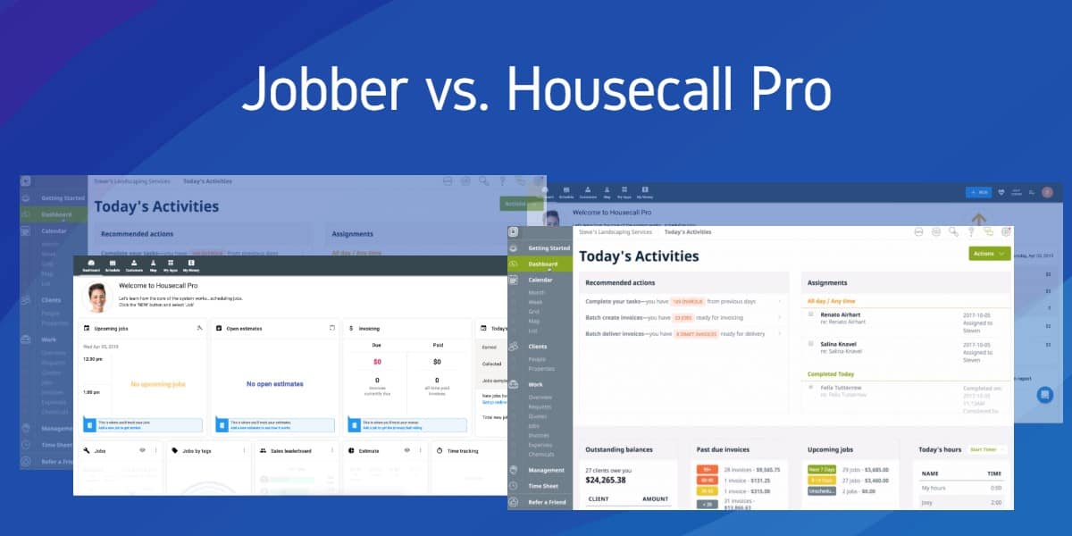 Jobber vs Housecall Pro