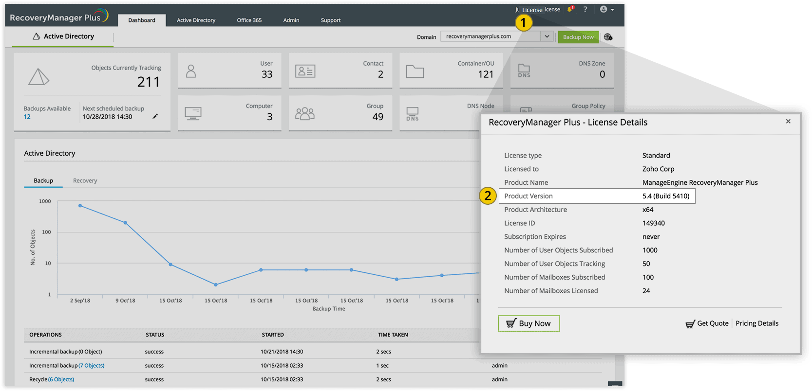 ManageEngine Recovery Manager Plus