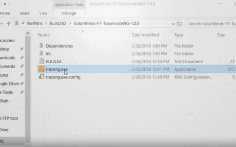 SolarWinds Traceroute NG Review