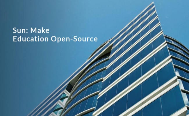 Sun-Make-education-Open-Source
