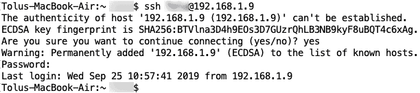 Test Remote Login