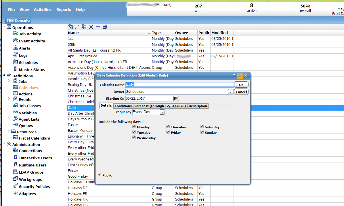 Tidal Workload Automation