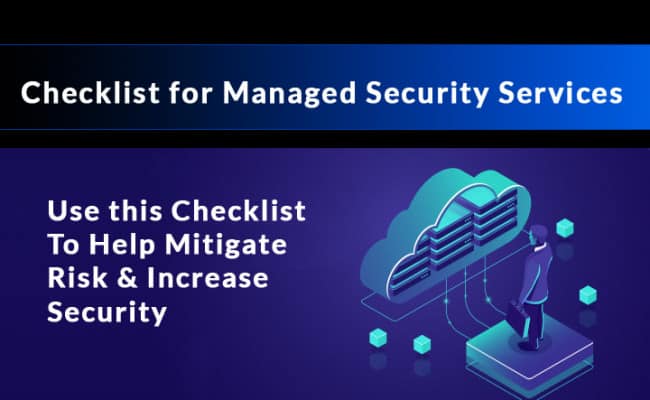 managed security services checklist